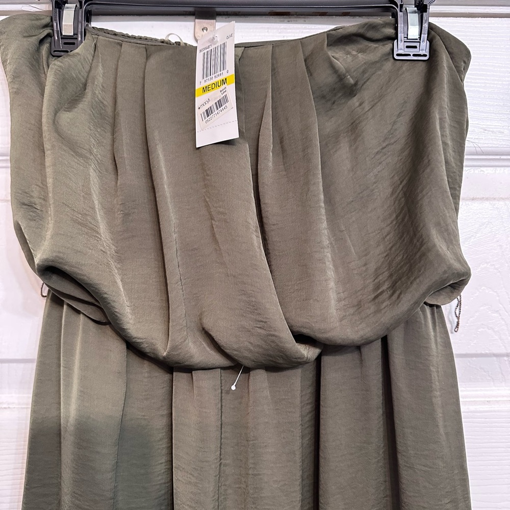 Olive Green Maxi Dress Sz M